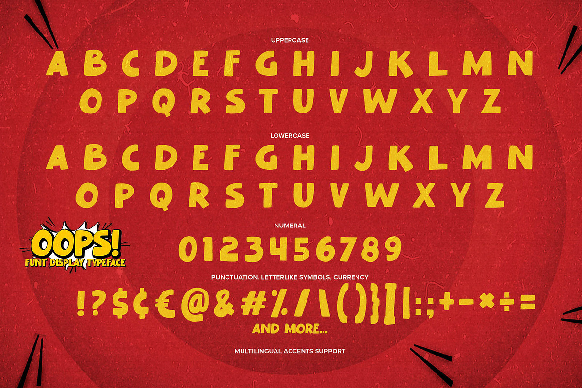 Oops - Fun Display Typeface, a Font by Gassstype (Photo 6 of 8)