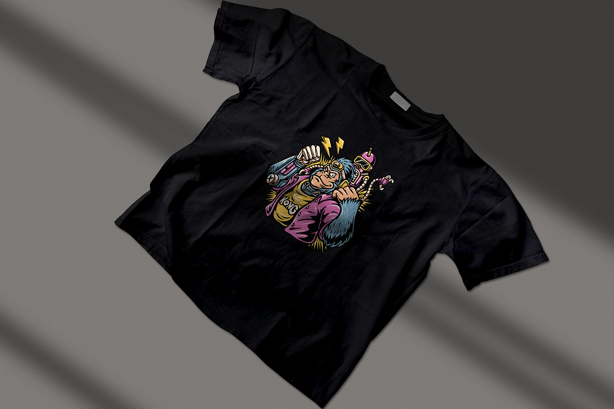 Kong the Robot Gorilla, an Object Illustration by nomlimo.com (Photo 3 of 3)