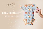 Baby Onesie Smart Object Psd Mockups, a Shirt Mockup by Neutral Mockups (Thumbnail 1 of 4)