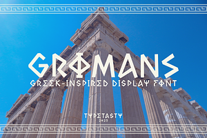 GROMANS – Modern Greek Display Font