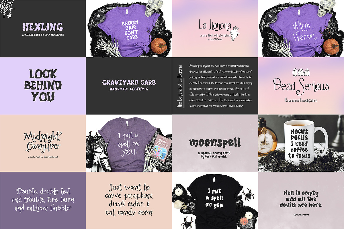 Halloween Font Bundle, a Handwritten Font by Beck McCormick (Photo 4 of 9)