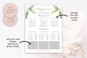 PSD Photography Pricing Guide #10, a Flyer Template by The Dutch Lady Designs (Thumbnail 3 of 6)