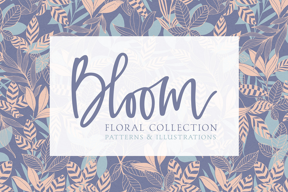 Bloom Floral Pattern Collection, a Pattern Graphic by The Paper Town (Photo 1 of 10)