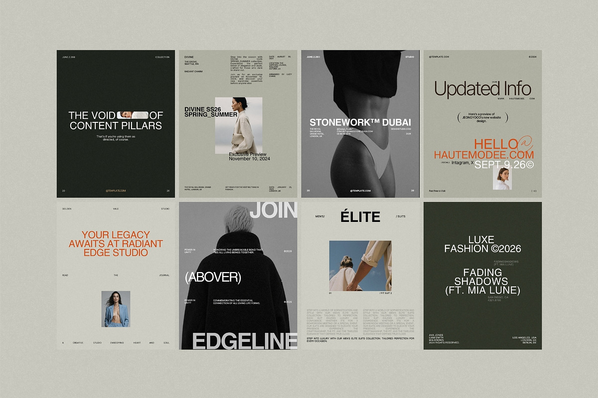 ZAVI | Social Media Kit (I), a Social Media Template by The Aesthetic Studio (Photo 9 of 10)