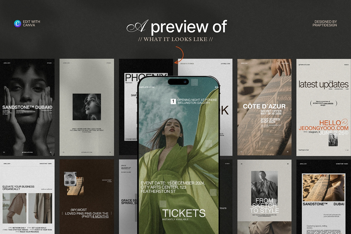 Instagram Template For Marketing, a Social Media Template by Prapti Design (Photo 3 of 9)