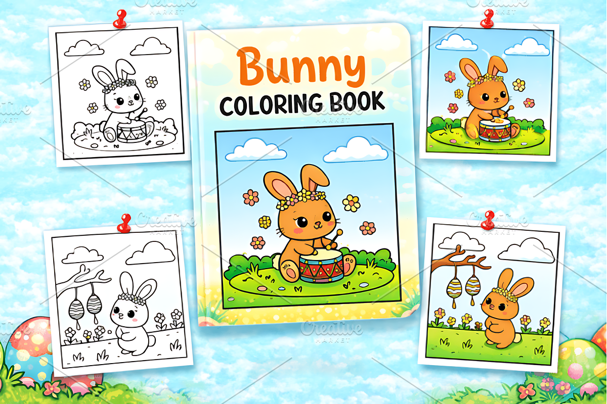 Bold & Easy Bunny Easter, a Seasonal Illustration by Design Station (Photo 3 of 3)