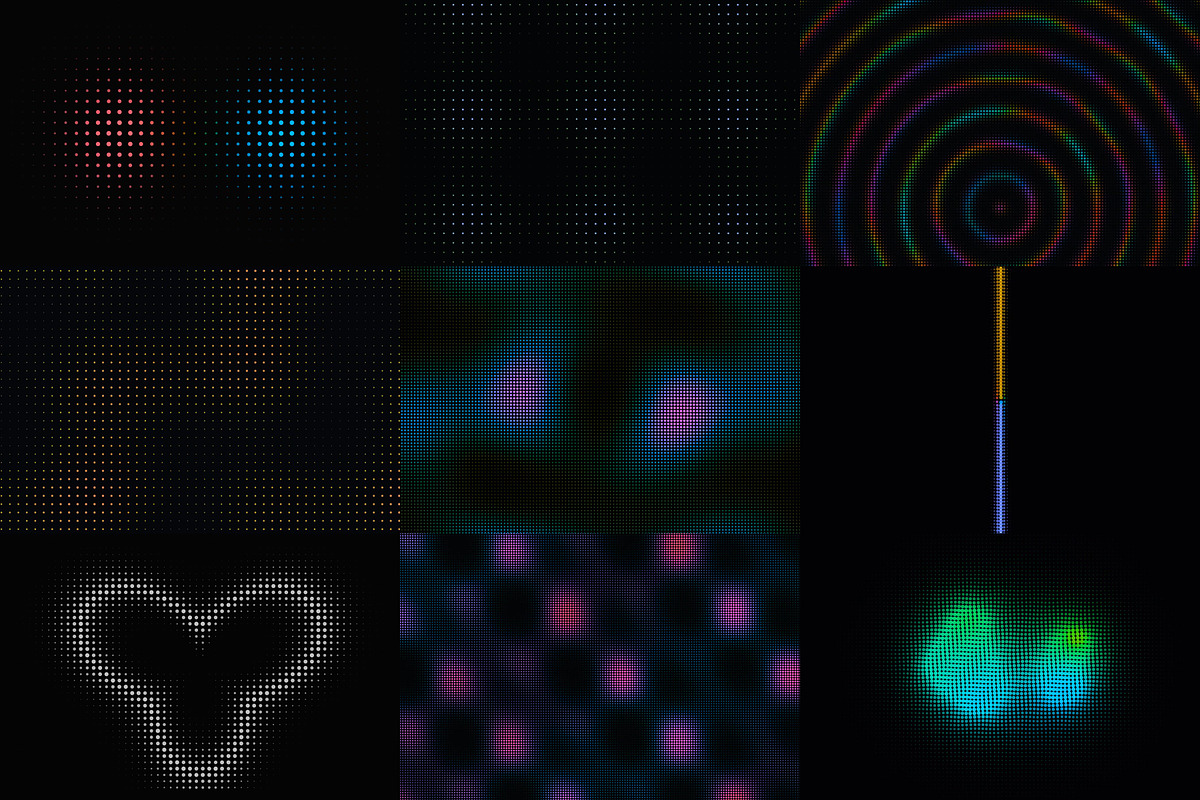 Retro-Tech 4K Grid Dots Motion Pack, a Background Graphic by cheapmotiongraphics (Photo 3 of 7)