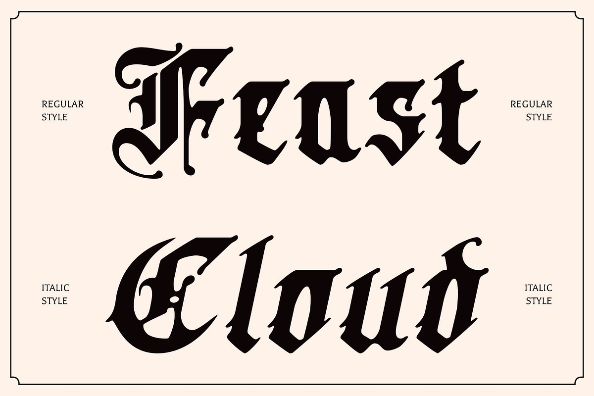 CS Morstan Drawn, a Blackletter Font by Craft Supply Co. (Photo 4 of 8)