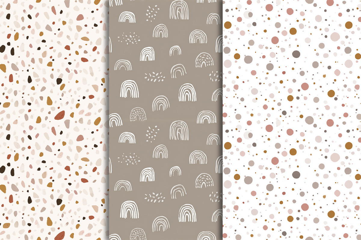 Boho Seamless Digital Paper, a Pattern Graphic by Libby Wishes (Photo 3 of 5)