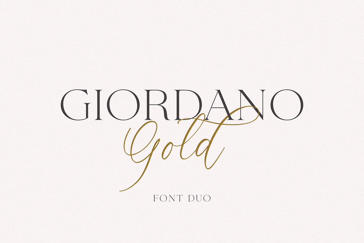 Giordano Gold, a Serif Font by Larin Type Co. (Photo 1 of 15)