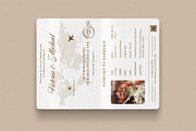 Passport Wedding Invitation Template, an Invitation Template by BrandPacks (Thumbnail 3 of 4)