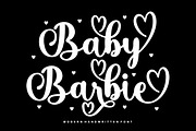 Baby Barbie, a Script Font by Bosstype Studio (Thumbnail 1 of 7)