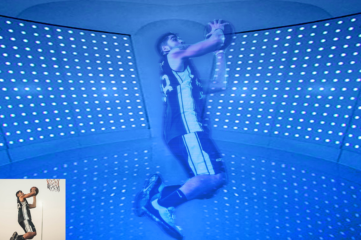 Retro Hologram Effect PS Action, an Action Add-On by Studio Retouch (Photo 8 of 12)