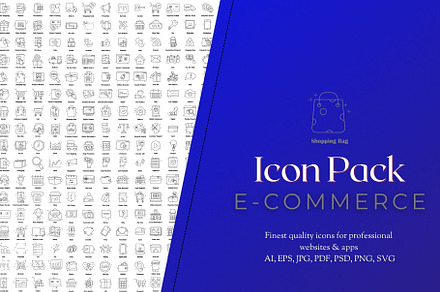 Mega Pack: 500 E-Commerce Icons, an Outline Icon by soglamun