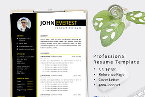 CV Resume Template Word For Job