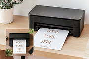 Scandi A4 Printer Mockup PR-SC-01, a Books & Magazine Mockup by Callistemon Creative (Thumbnail 2 of 8)
