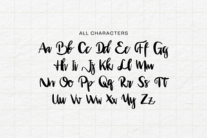 Milles - A Handwritten Script Font