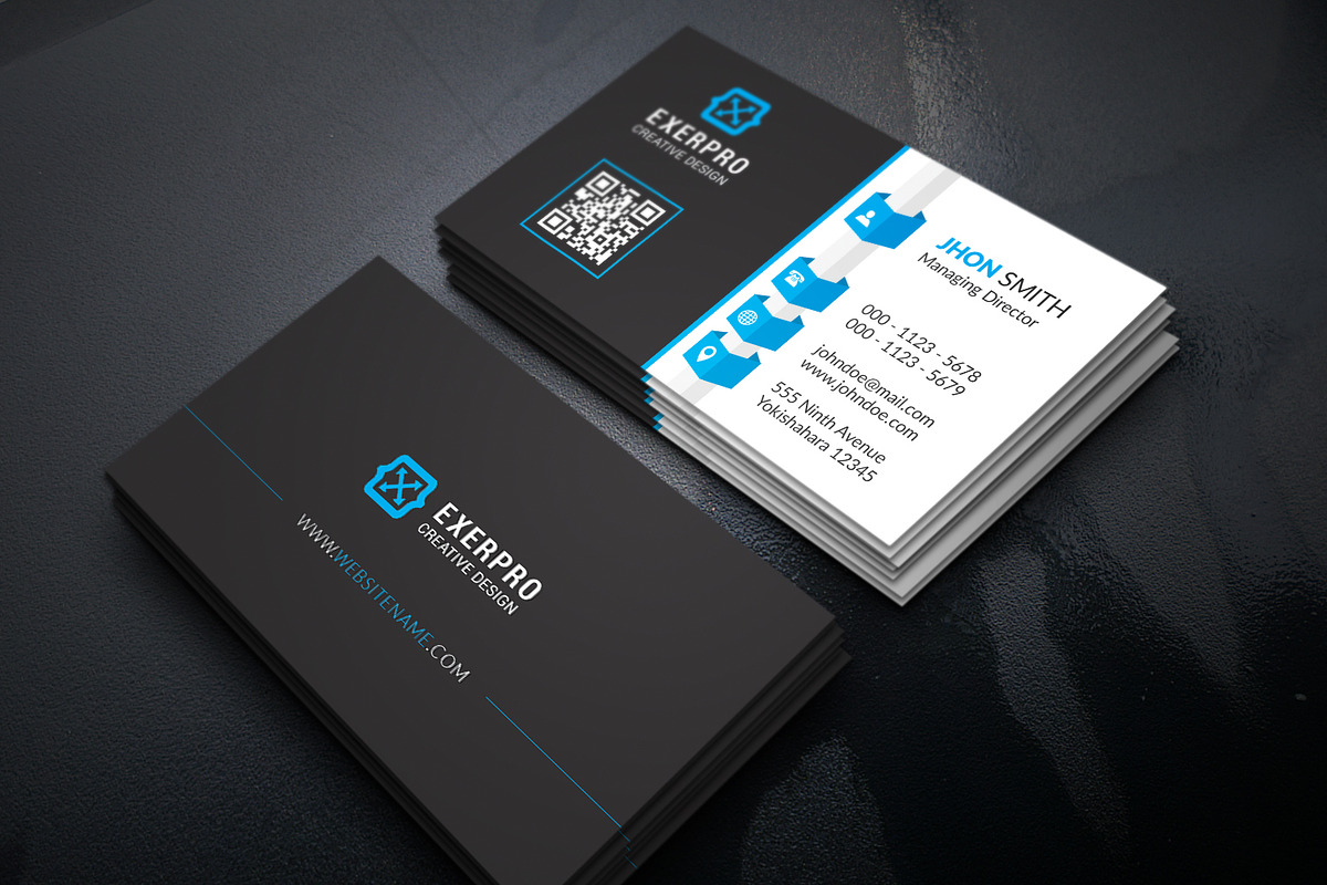 Elegant Creative Business Card - 32, a Business Card Template by Shapnochura Design Studio (Photo 1 of 4)