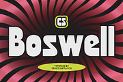CS Boswell – Bold Font, a Sans Serif Font by Craft Supply Co. (Thumbnail 1 of 16)