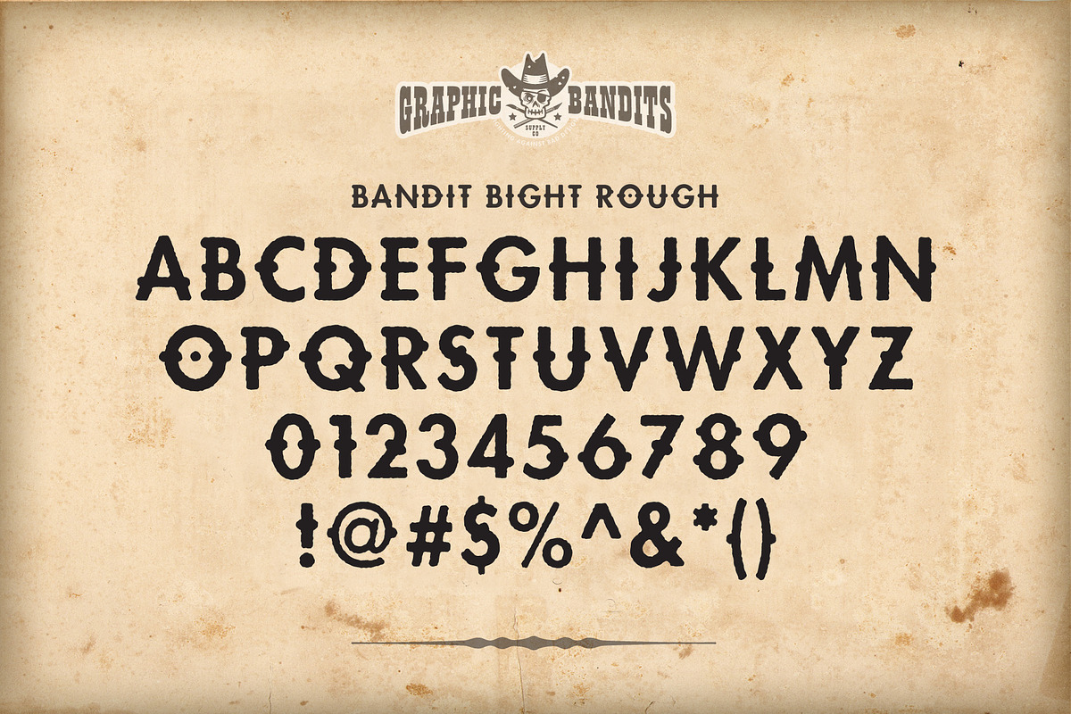Bandit Bight - Font Family (4) preview 4