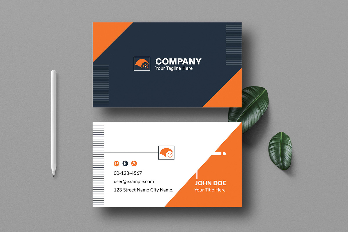 Business Card Layout, a Business Card Template by MightyDesign (Photo 1 of 6)
