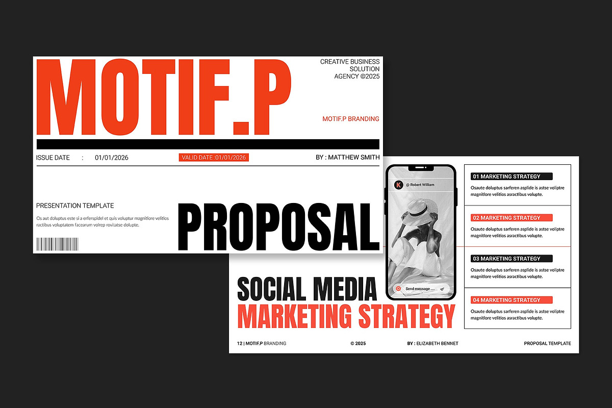 Brand Proposal Presentation Template, a Presentation Template by ElvinPrint (Photo 6 of 6)