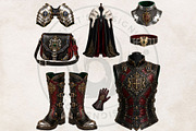 Monster Hunter Trophies PNG cliparts, a Decorative Illustration by ThatsDesignArt (Thumbnail 8 of 11)