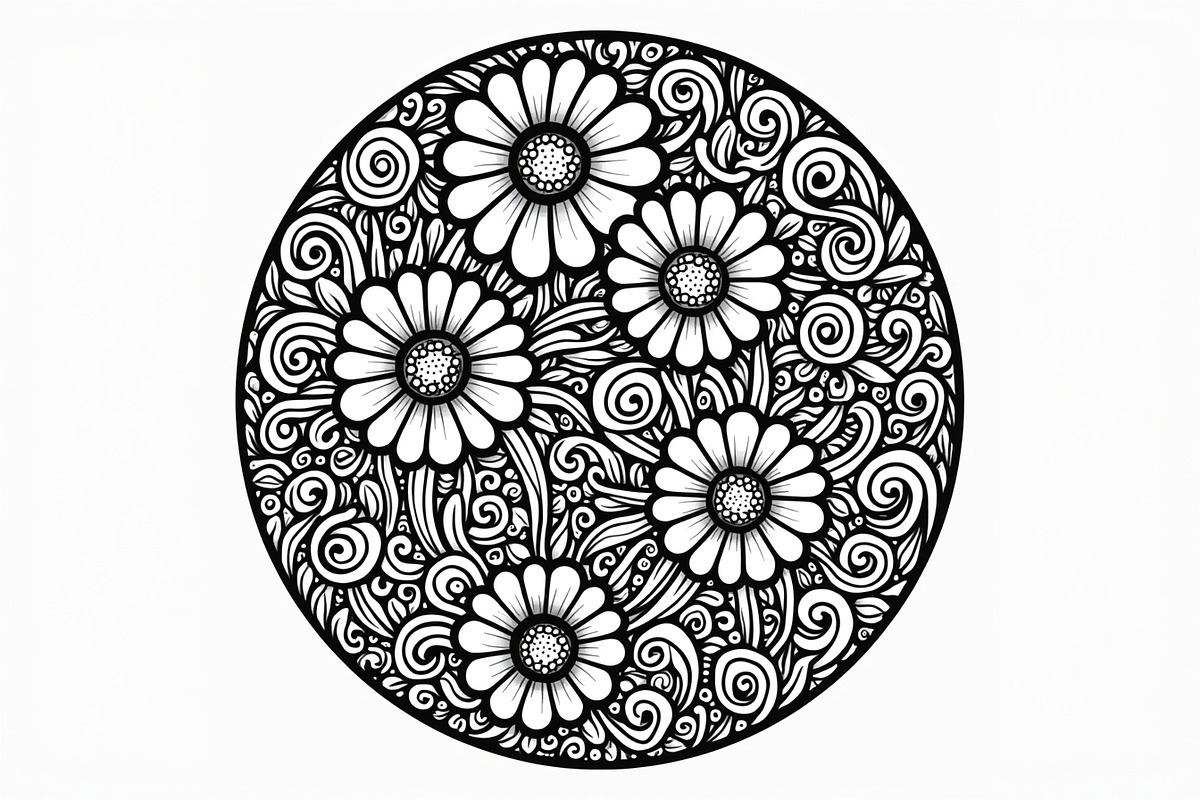 Mandala Floral Circle Pack, an Illustration by BIPLOB EXPERT (Photo 2 of 9)