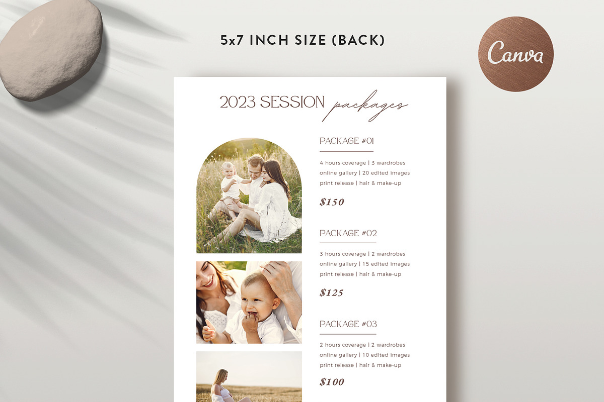 Pricing Guide Template PG024, a Flyer Template by Bellenity Design (Photo 4 of 4)