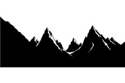 Mountain Range Silhouette, an Object Graphic by Designer_Momina (Thumbnail 5 of 20)