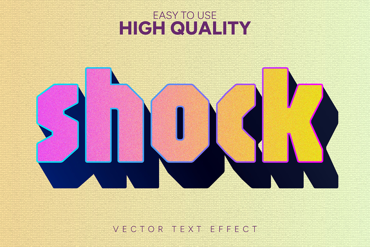 Shock Text Effect, a Layer Style Add-On by CreativeShaper (Photo 1 of 2)