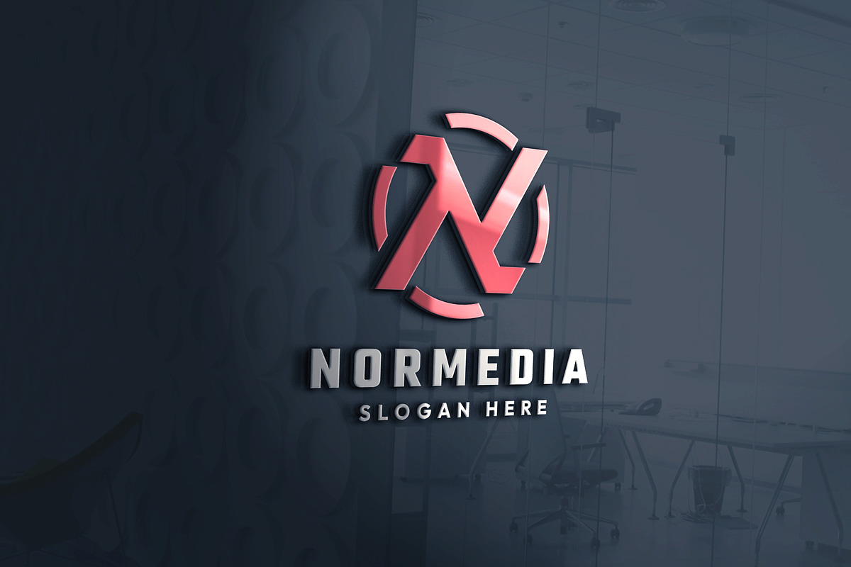 Nor Media Letter N Logo, a Branding & Logo Template by Design_Planet (Photo 3 of 4)
