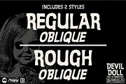 Devil Doll - Psychedelic Horror Font, a Sans Serif Font by Remedy667 (Thumbnail 7 of 7)