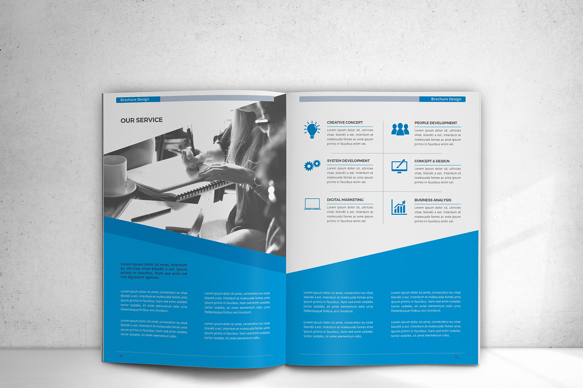 Annual Report, a Brochure Template by design_pick (Photo 10 of 17)