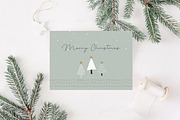 7x5 Christmas Card Mockup, P05, a Product Mockup by FOXIMIDesign (Thumbnail 6 of 6)