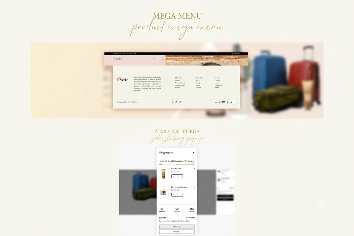 Sleeko - Beauty Cosmetics Shop Theme, a Shopify Template by ThemesRain (Photo 2 of 3)