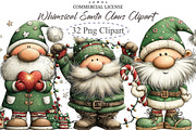Whimsical Santa Claus Clipart, an Illustration by designcity5 (Thumbnail 1 of 5)