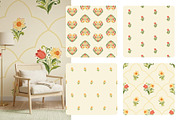 Spring Floral Seamless Patterns, a Pattern Graphic by moja doodle (Thumbnail 4 of 7)