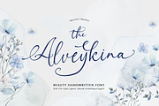 Alveykina | Beauty Handwritten Font, a Script Font by gracetype_studio (Thumbnail 1 of 12)