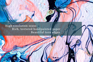 Mixed Media Papers: Marbleized Paper