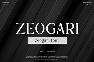 Zeogari Font