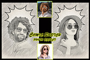 Comic Sketch FX Photoshop Template, an Action Add-On by 3d_model_tifotizi (Thumbnail 1 of 2)