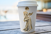 Glitter Christmas Reading Clipart, a Seasonal Illustration by Markicha Art (Thumbnail 5 of 6)