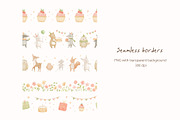 Woodland Birthday Watercolor Animals, an Animal Illustration by ElenaPlatovaArt (Thumbnail 17 of 22)