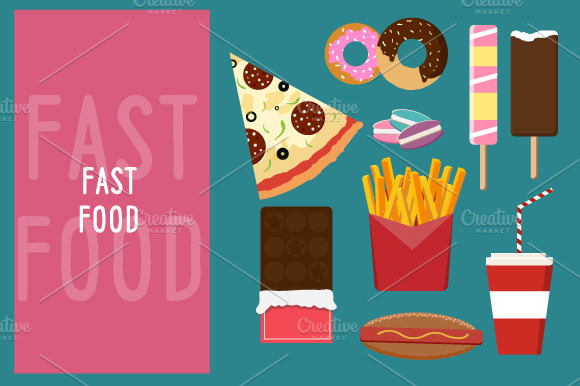 Fastfood Flat Style Bundle