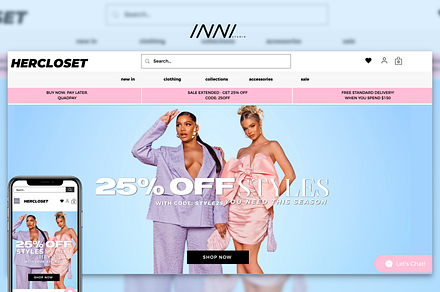 WIX Website Template | Her Closet