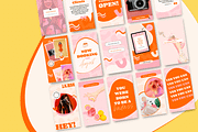 Bold Canva Instagram Story Templates, a Social Media Template by Kurly Creative (Thumbnail 7 of 11)