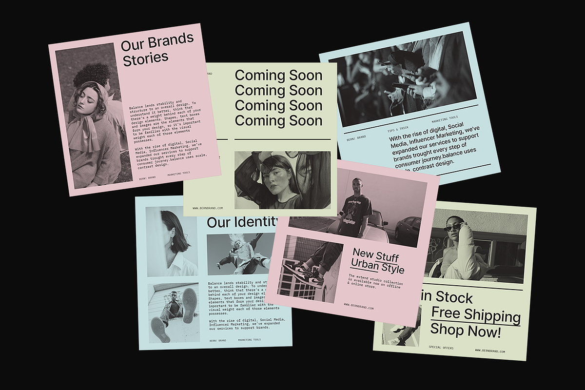 BERN! Social Media Kit, a Social Media Template by Invasi Studio (Photo 8 of 8)