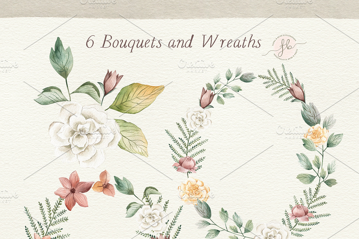 Beautiful Botanicals, an Illustration by Flora+Bear (Photo 9 of 12)