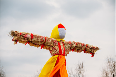 Close-Up Faceless Straw Effigy Of, a Holiday Photo by Our Amazing World